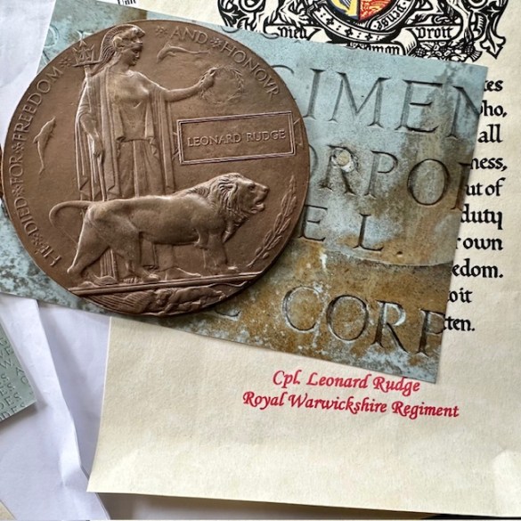 WW1 Death Plaque 21